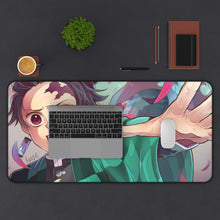 Load image into Gallery viewer, Demon Slayer: Kimetsu no Yaiba Mouse Pad (Desk Mat) With Laptop