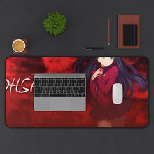 Load image into Gallery viewer, Tohsaka Rin Eyes Mouse Pad (Desk Mat) With Laptop