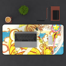 Load image into Gallery viewer, Cardcaptor Sakura Sakura Kinomoto Mouse Pad (Desk Mat) With Laptop