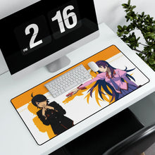 Load image into Gallery viewer, Monogatari (Series) Mouse Pad (Desk Mat) With Laptop