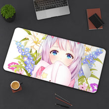 Load image into Gallery viewer, EroManga-Sensei Mouse Pad (Desk Mat) On Desk