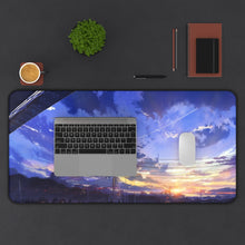 Load image into Gallery viewer, Anime Sunset Mouse Pad (Desk Mat) With Laptop