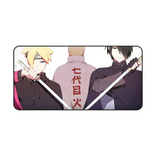 Load image into Gallery viewer, Boruto, Sasuke & Naruto Mouse Pad (Desk Mat)