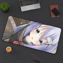 Load image into Gallery viewer, Is The Order A Rabbit? Mouse Pad (Desk Mat) On Desk