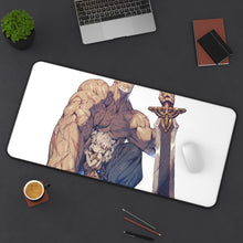 Load image into Gallery viewer, Protect your loving heart Mouse Pad (Desk Mat) On Desk