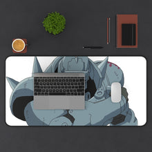 Load image into Gallery viewer, Anime FullMetal Alchemist Mouse Pad (Desk Mat) With Laptop