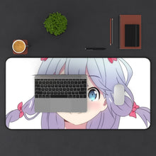 Load image into Gallery viewer, EroManga-Sensei Mouse Pad (Desk Mat) With Laptop