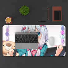 Load image into Gallery viewer, EroManga-Sensei Mouse Pad (Desk Mat) With Laptop
