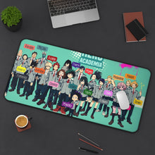 Load image into Gallery viewer, My Hero Academia Izuku Midoriya, Katsuki Bakugou, Shouta Aizawa, Tsuyu Asui Mouse Pad (Desk Mat) On Desk