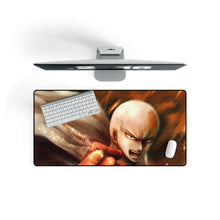 Load image into Gallery viewer, Saitama Mouse Pad (Desk Mat) On Desk