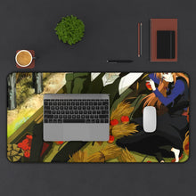 Load image into Gallery viewer, Spice And Wolf Mouse Pad (Desk Mat) With Laptop