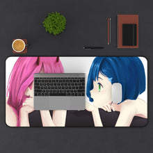 Load image into Gallery viewer, Zero Two and Ichigo Mouse Pad (Desk Mat) With Laptop