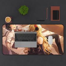 Load image into Gallery viewer, Rokudenashi Majutsu Koushi To Akashic Records Glenn Radars, Celica Arfonia Mouse Pad (Desk Mat) With Laptop