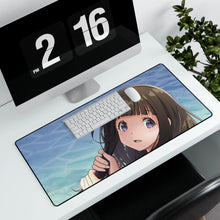 Load image into Gallery viewer, Hyouka Eru Chitanda Mouse Pad (Desk Mat) With Laptop