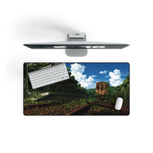 Load image into Gallery viewer, Anime Train Station Mouse Pad (Desk Mat) On Desk
