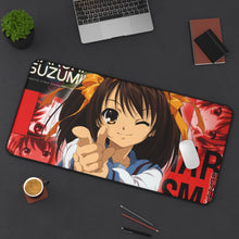 Load image into Gallery viewer, The Melancholy Of Haruhi Suzumiya Mouse Pad (Desk Mat) On Desk