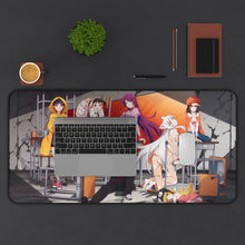 Load image into Gallery viewer, Monogatari (Series) Mouse Pad (Desk Mat) With Laptop