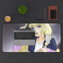 Load image into Gallery viewer, Ya Boy Kongming! Eiko Tsukimi Mouse Pad (Desk Mat) With Laptop