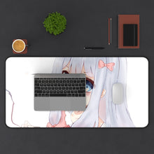 Load image into Gallery viewer, EroManga-Sensei Mouse Pad (Desk Mat) With Laptop