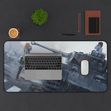 Load image into Gallery viewer, Girls und Panzer Mouse Pad (Desk Mat) With Laptop