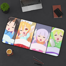 Load image into Gallery viewer, Miss Kobayashi's Dragon Maid Kanna Kamui, Elma, Kobayashi San Chi No Maid Dragon, Quetzalcoatl, Tohru Mouse Pad (Desk Mat) On Desk