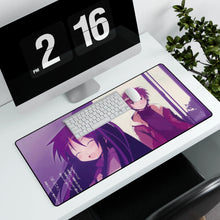 Load image into Gallery viewer, Hanbun no Tsuki ga Noboru Sora Mouse Pad (Desk Mat) With Laptop