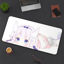 Load image into Gallery viewer, Miss Kobayashi's Dragon Maid Kanna Kamui, Kobayashi San Chi No Maid Dragon Mouse Pad (Desk Mat) On Desk