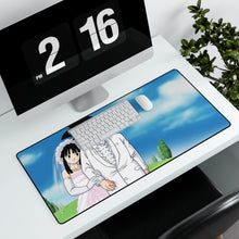 Load image into Gallery viewer, Goku and Chi-Chi Marriage Mouse Pad (Desk Mat) With Laptop