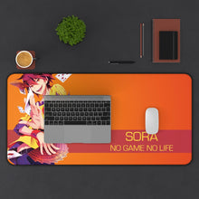 Load image into Gallery viewer, Sora (No Game No Life) Mouse Pad (Desk Mat) With Laptop