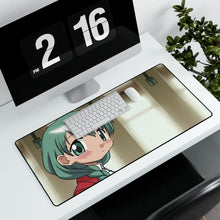 Load image into Gallery viewer, Hidamari Sketch Mouse Pad (Desk Mat) With Laptop