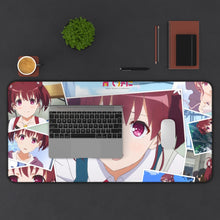 Load image into Gallery viewer, Saekano: How To Raise A Boring Girlfriend Mouse Pad (Desk Mat) With Laptop