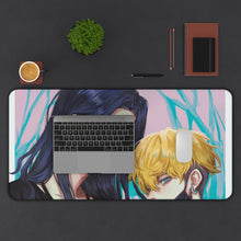 Load image into Gallery viewer, Tokyo Revengers Chifuyu Matsuno, Keisuke Baji Mouse Pad (Desk Mat) With Laptop