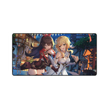 Load image into Gallery viewer, Genshin Impact, Amber, Lumine, Mouse Pad (Desk Mat)