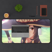 Load image into Gallery viewer, Megumin Mouse Pad (Desk Mat) With Laptop