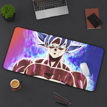 Load image into Gallery viewer, Goku Ultra Instinct Mouse Pad (Desk Mat) On Desk