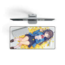 Load image into Gallery viewer, Anime Girl Mouse Pad (Desk Mat) On Desk