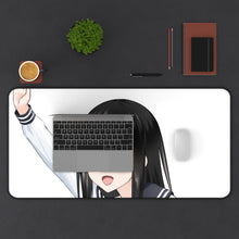 Load image into Gallery viewer, Hyouka Eru Chitanda Mouse Pad (Desk Mat) With Laptop
