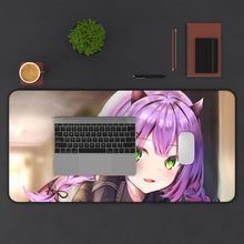 Load image into Gallery viewer, Virtual Youtuber Mouse Pad (Desk Mat) With Laptop