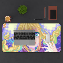 Load image into Gallery viewer, Ya Boy Kongming! Eiko Tsukimi Mouse Pad (Desk Mat) With Laptop