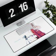 Load image into Gallery viewer, Nao Tomori sitting Mouse Pad (Desk Mat) With Laptop