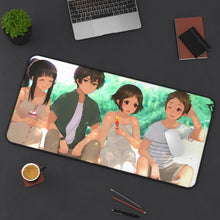 Load image into Gallery viewer, Hyouka Eru Chitanda, Satoshi Fukube, Mayaka Ibara Mouse Pad (Desk Mat) On Desk