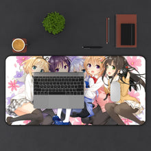 Load image into Gallery viewer, Is The Order A Rabbit? Mouse Pad (Desk Mat) With Laptop