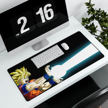 Load image into Gallery viewer, Goku's Kamehameha Wave Mouse Pad (Desk Mat) With Laptop