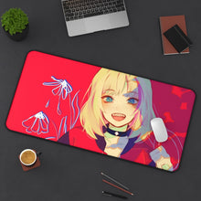 Load image into Gallery viewer, Wonder Egg Priority Rika Kawai Mouse Pad (Desk Mat) On Desk