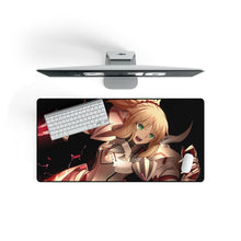 Load image into Gallery viewer, Fate/Apocrypha Saber Of Red Mouse Pad (Desk Mat) On Desk