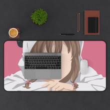Load image into Gallery viewer, Kaede Azusagawa from Seishun Buta Yarou wa Bunny Girl Senpai no Yume wo Minai Mouse Pad (Desk Mat) Background