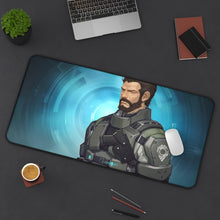 Load image into Gallery viewer, Ghost In The Shell Mouse Pad (Desk Mat) On Desk