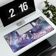Load image into Gallery viewer, Black Rock Shooter Mouse Pad (Desk Mat) With Laptop