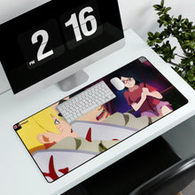 Load image into Gallery viewer, Sarada, Boruto, Kawaki: road to Hokage Mouse Pad (Desk Mat)