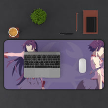 Load image into Gallery viewer, Monogatari (Series) Mouse Pad (Desk Mat) With Laptop